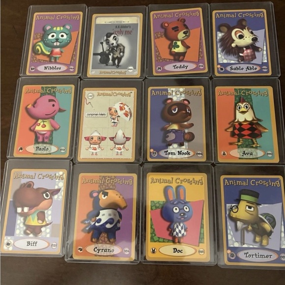 Animal Crossing Cards (E-Reader) Lot Of 12 As Shown - Picture 1 of 5